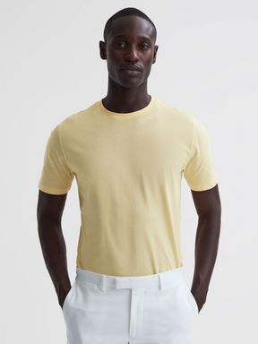 Lemon Reiss Bless Cotton Crew Neck T-Shirt