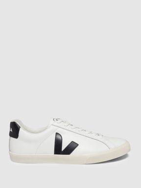 Extra White Black Veja Leather Trainers