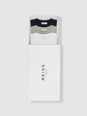Multi Reiss Bless 3 Pack Of Crew Neck T-Shirts