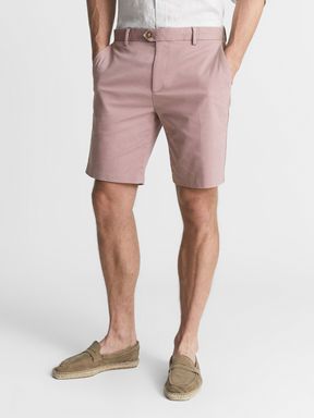Dusty Rose Reiss Wicket Casual Chino Shorts