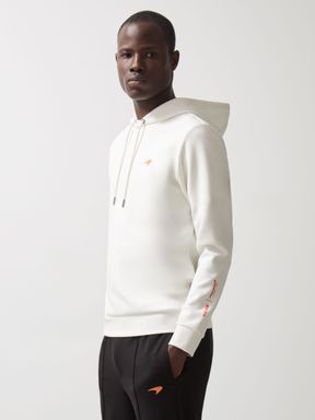 White Reiss Apex McLaren F1 Team Interlock Hoodie