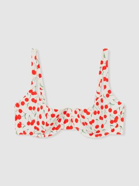 Cherry Good American Balconette Bikini Top