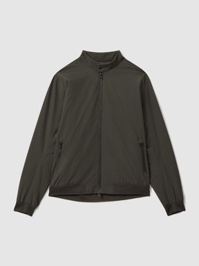 Dark Olive Scandinavian Edition Waterproof Harrington-Style Jacket