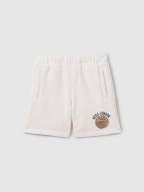 Off White Reiss Arto Relaxed Embroidered Basketball Shorts