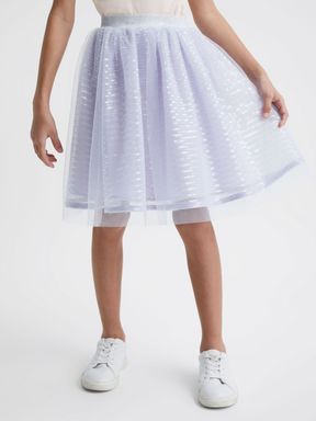 Lilac Reiss Charlotta Sequin Midi Skirt