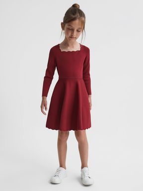 Berry Reiss Marnie Square Neck Knitted Dress