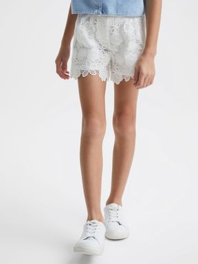 Ivory Reiss Skylar Lace Shorts