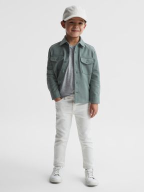 Duck Egg Reiss Tampa Twin Pocket Overshirt