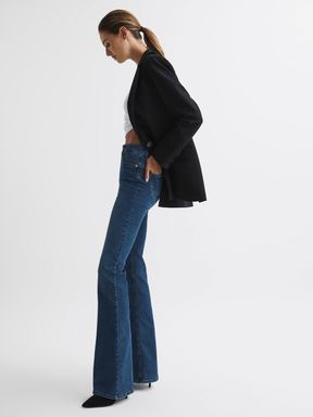 Ink Reiss Perry Contour High Rise Flared Jeans