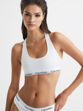 White Reiss Calvin Klein Underwear Bralette