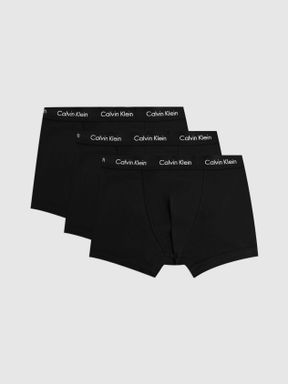 Black Reiss Calvin Klein Underwear 3 Pack Trunks
