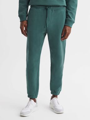 Midnight Green Reiss Ali Garment Dye Joggers