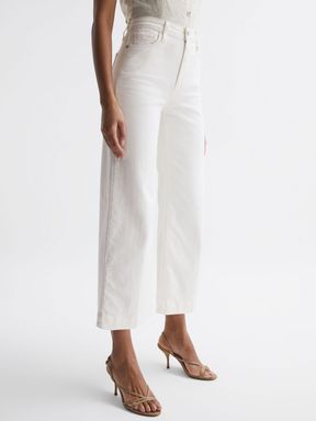 Ecru Reiss Anessa Paige High Rise Flared Jeans
