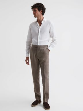 Sage Reiss Kin Linen Formal Trousers