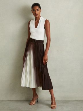 Ladies skirts reiss cheap
