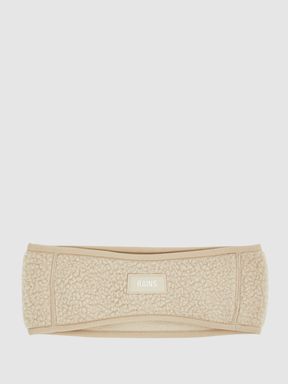 Beige Rains Fleece Headband