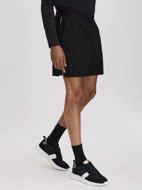 Onyx Black Reiss Hudson Castore Water Repellent Shorts