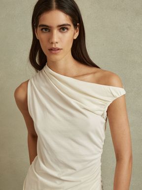 Ivory Reiss Dylan Ruched Off-The-Shoulder Top