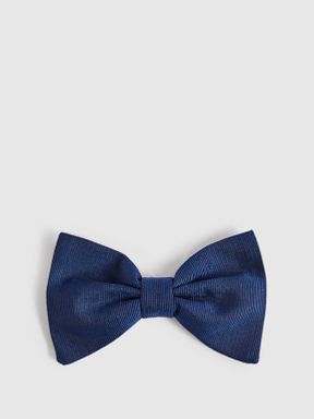 Navy Reiss Boyle Silk Bow Tie