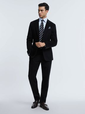 Navy Atelier Italian Cashmere Modern Fit Trousers