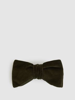 Emerald Reiss Hike Velvet Bow Tie