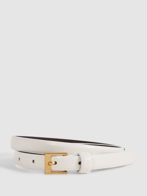 Off White Reiss Holly Thin Leather Belt