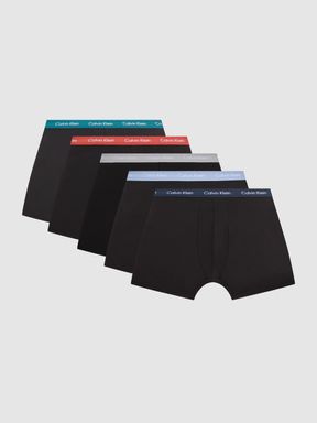Black Multi Calvin Klein Underwear 5 Pack Boxer Briefs