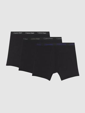 Black/Grey Calvin Klein Underwear 3 Pack Boxer Briefs