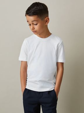 White Reiss Bless 3 Pack Three Pack Of Crew Neck T-Shirts
