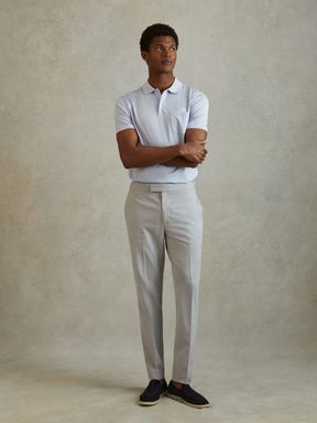 Grey Reiss Found Relaxed Drawstring Trousers