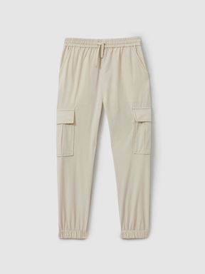 Stone Reiss Lucian Technical Drawstring Cuffed Joggers