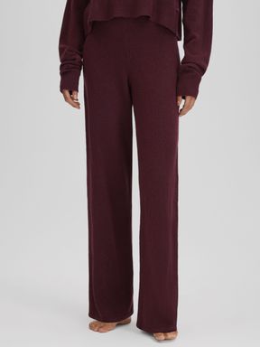 Tawny Port Calvin Klein Underwear Knitted Trousers