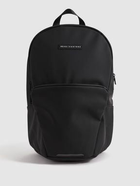 Black Reiss Cassian Castore Adjustable Backpack