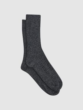 Charcoal Reiss Coen Speckled Hiking Socks