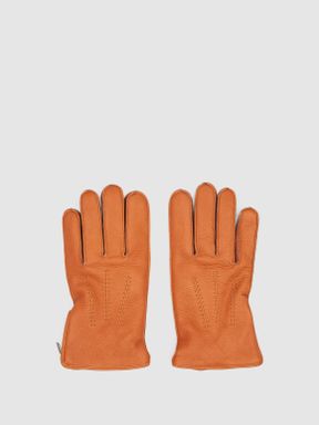 Tan Reiss Iowa Leather Gloves