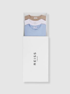Neutral Reiss Bless 3 Pack Three Pack Of Crew Neck T-shirts