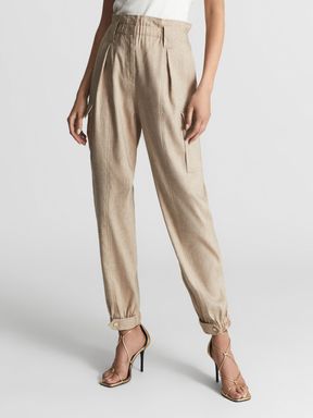 Women's Regular Fit Pants - REISS USA