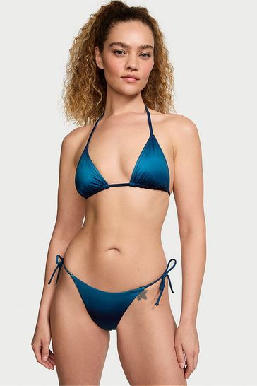 Victoria's Secret Blue Ombre Triangle Swim Bikini Top