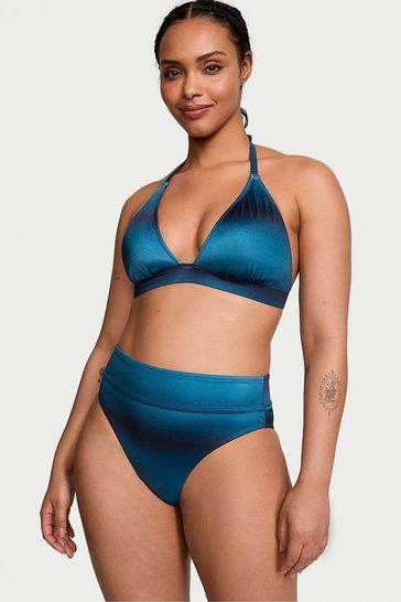 Victoria's Secret Blue Ombre Non Wired Swim Bikini Top