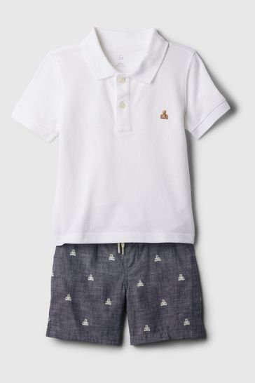 Infant top polo outfits