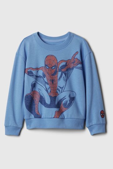Blue Marvel Graphic Sweatshirt (6mths-5yrs)
