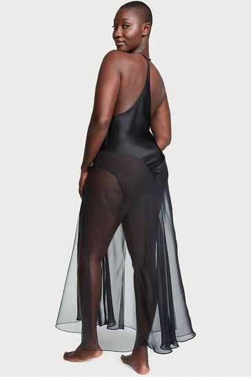 Buy Victoria s Secret Archive Sheer Plunge Slip Dress from the