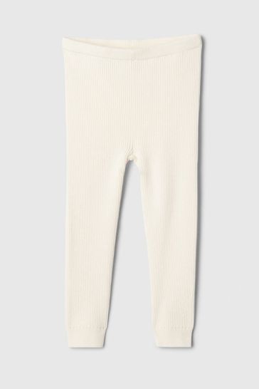 Beige Ribbed Jumper Pull On Leggings 6mths 5yrs