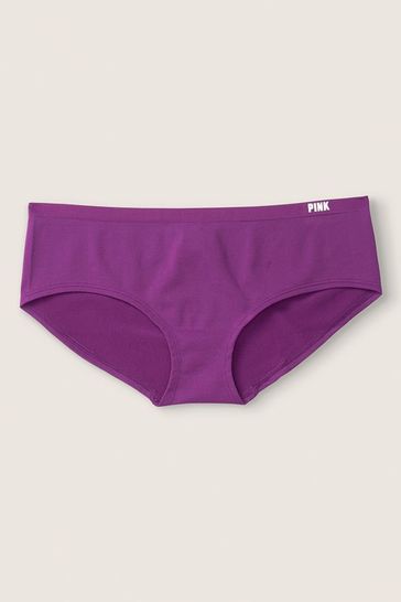 Victoria's Secret PINK Virtual Violet Purple Seamless Hipster Knicker