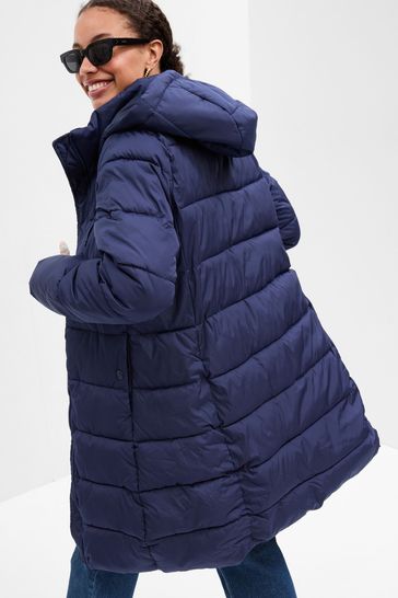 Gap Black ColdControl Long Puffer Coat