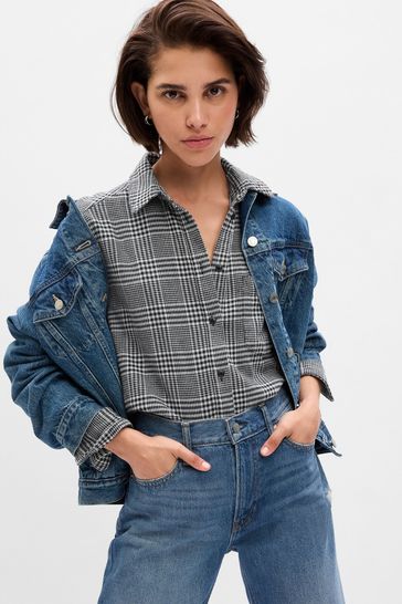 Buy Gap Flannel Big Long Sleeve Shirt from the Gap online shop