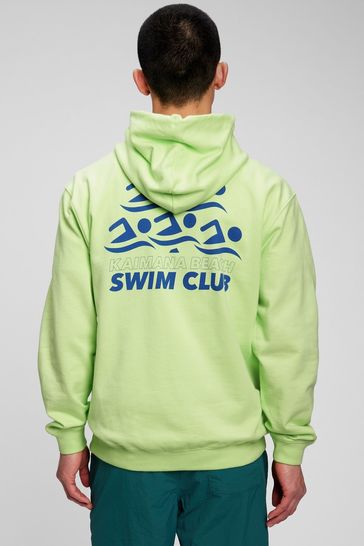 Lime green gap hoodie new arrivals