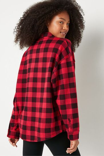 buffalo plaid fleece shirt