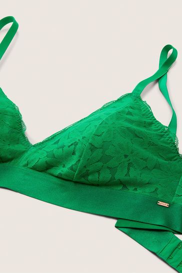 Buy Victoria's Secret PINK Lace Unlined Triangle Bralette from the  Victoria's Secret UK online shop