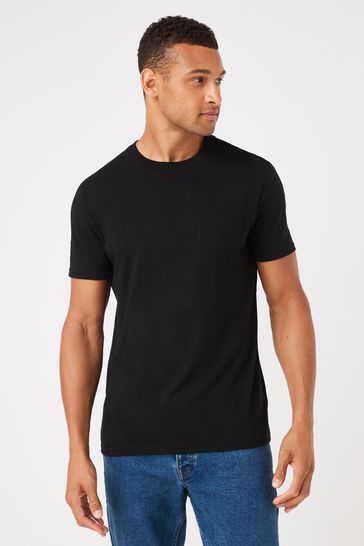 Buy Gap Organic Cotton Short Sleeve Pocket Crew Neck T-Shirt from the ...